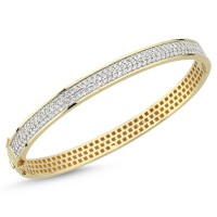 3 Row Diamond Cuff