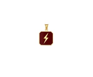 Lightning Enameled Kolye Ucu