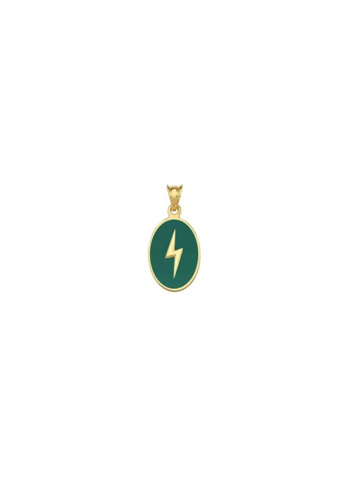 Lightning Enameled Kolye Ucu
