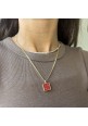 Love Letter Crystal No:2 Kolye Ucu Çift Taraflı