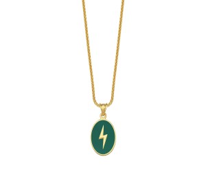 Lightning Enameled Kolye