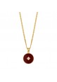 One Stone Enameled Kolye