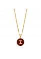 Alphabet Enameled Kolye