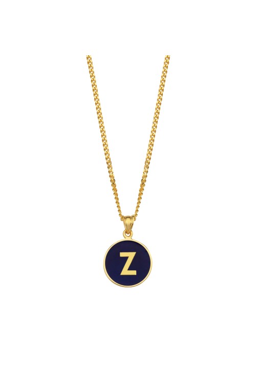 Alphabet Enameled Kolye